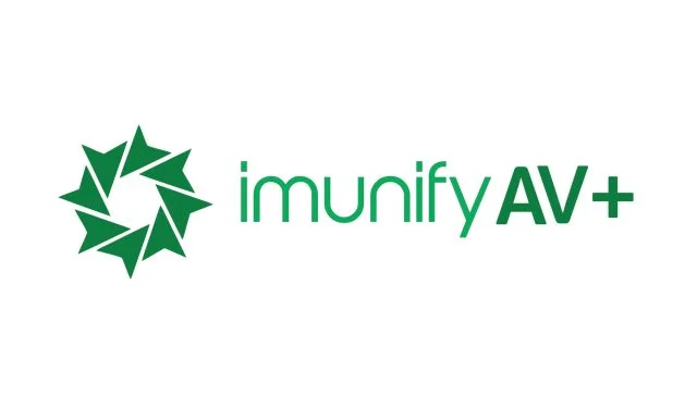 ImunifyAV+ logo, malware scanning on InfaCloud hosting