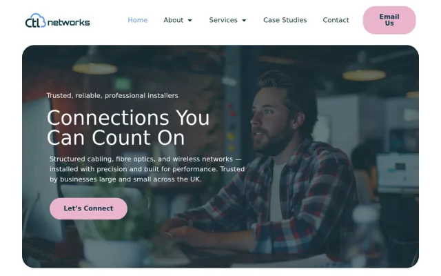 CTL Networks website designed by InfaCloud