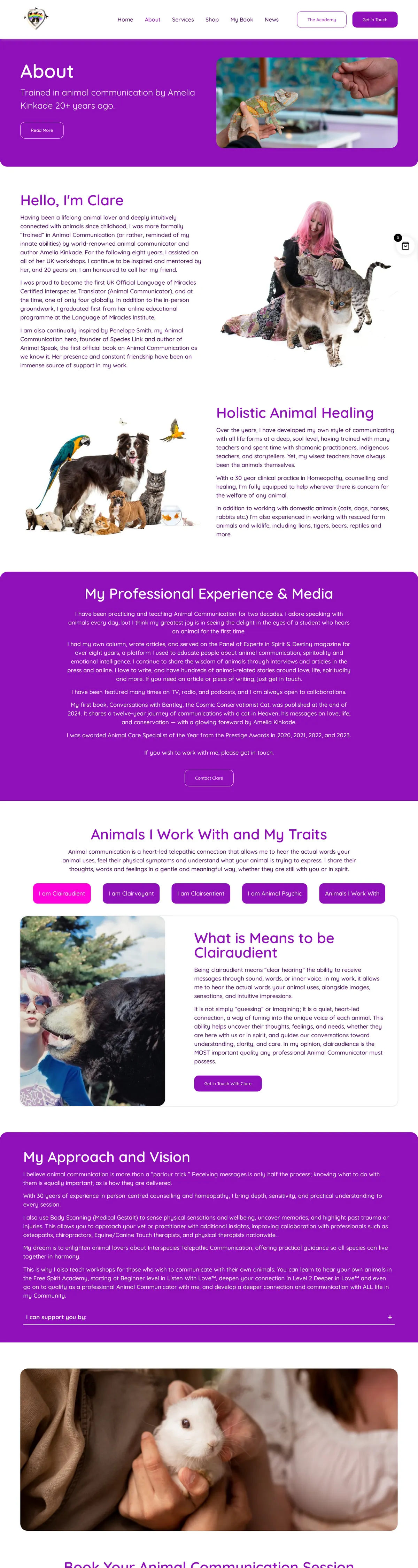 Free Spirit Animal Care - About page