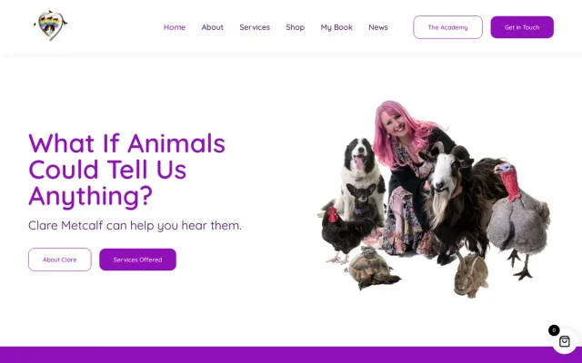 Free Spirit Animal Care website designed by InfaCloud