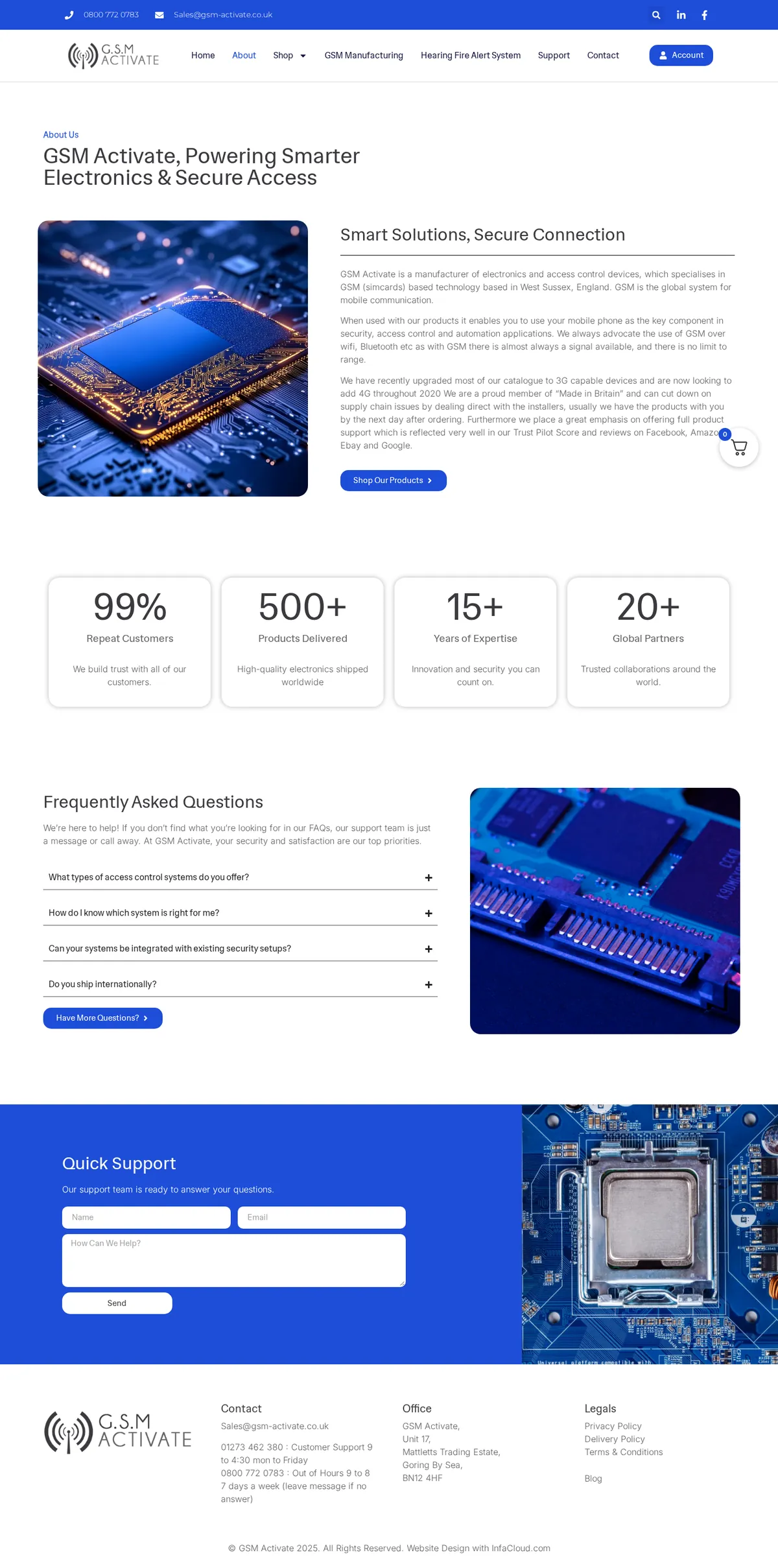 GSM Activate - About page