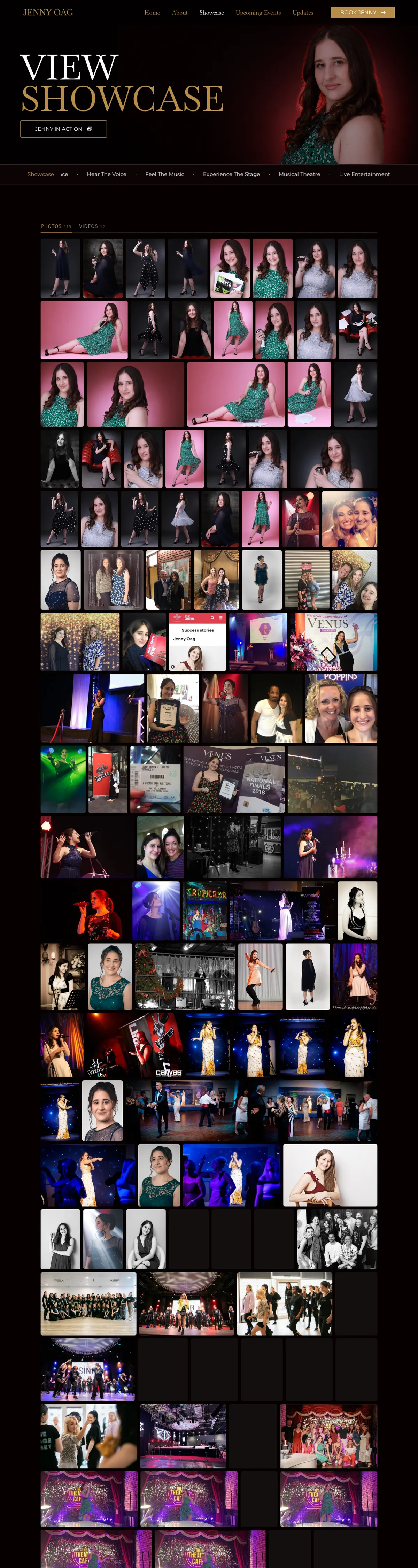 Jenny Oag - Showcase page